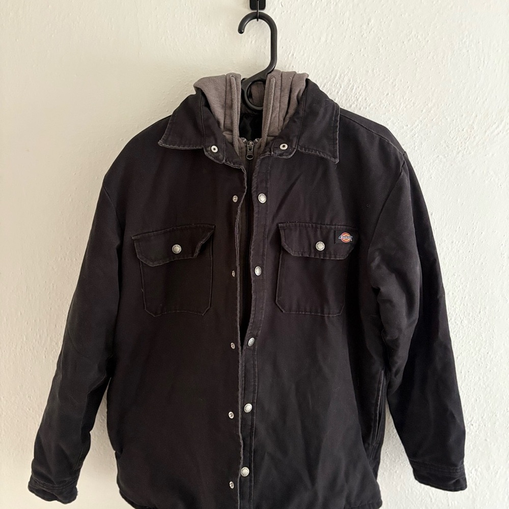 Dickies Black and Gray Shirt Jacket
